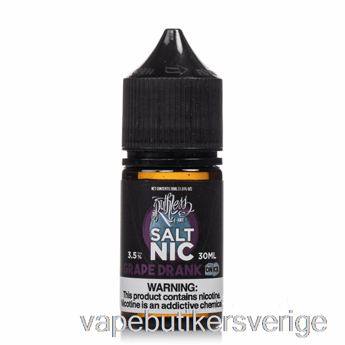 Vape Sverige Druva Drack På Is - Hänsynslöst Salt - 30ml 10mg